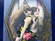 "Style Art Deco--cadre Avec Couple Qui S'embrassent-"(2417) - New Year