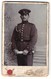 Fotografie Franz Orth, Aschaffenburg, Portrait Soldat In Uniform Mit Schirmmütze - Persone Anonimi