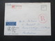 Flypost / Airmail 1966 Einschreiben Stockholm PFA Port Paye Nach Victoria Australien 3 Ank. Stempel Roter K1 R / Reko - Covers & Documents