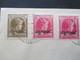Delcampe - Luxemburg 1940 Dienstmarken Freimarken Mit Aufdruck Officiel 18 Werte Auf 2 Blano Umschlägen 5 Cent - 1 3/4 Fr. - Service