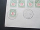 Luxemburg 1940 Portomarken Nr. 10 - 22 Insgesamt 13 Werte Auf Blanko Umschlag Stempel Luxembourg Ville - Postage Due