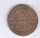 3 Pfennige 1862 A Allemagne Prusse - TTB+ - Andere & Zonder Classificatie