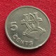 Solomon Islands 5 Cents 1985 KM# 3 Lt 1489 *VT Salomon Salomão - Salomonen