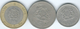 Morocco - Hassan II - AH1388 (1969 - KM56) - 1 Dirham; AH400 (1980 - KM72) - 5 Dirhams; AH1415 (1995 - KM92) - Marokko