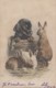 Illustrateurs - Chien Teckel - Chiot Dachshund - Lapin - 1906 - Editions MM Vienne N° 220 - Before 1900