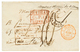 1853 PONDICHERY Paid + INDIA PAID On Envelope To FRANCE. Vvf. - Otros & Sin Clasificación