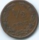 Netherlands - Wilhelmina - 1903 - ½ Cent - KM133 - 0.5 Centavos