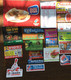 Lot Of 20 Israeli Advertising Fidge Magnets: Food, Plumber, Computing & Post Office Services - Publicitaires