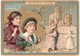 IMAGE CHROMO CONFISERIE BISCUITS PETIT BEURRE LEFEVRE UTILE LU ETONNEMENT ZOO LION ROMANET Old Trade Card ENFANT KINDER - Lu