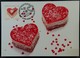 Heartwarming Love Heart Red Cake Happy Birthday 2015 Hong Kong Maximum Card Type G - Maximumkarten