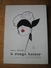 Ancien Carton Plastifié Publicitaire Original (années 50) ROUGE BAISER Illustré Par René GRUAU : La Femme Au Bandeau - Paperboard Signs