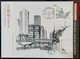 Museums Collection - Pencil Drawings Old Building Streets 2016 Hong Kong MaxSimum Card MC Set (Location Postmark) - Cartoline Maximum