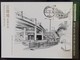 Delcampe - Museums Collection - Pencil Drawings Old Building Streets 2016 Hong Kong MaxSimum Card MC Set (Location Postmark) - Maximumkaarten