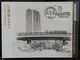 Delcampe - Museums Collection - Pencil Drawings Old Building Streets 2016 Hong Kong MaxSimum Card MC Set (Location Postmark) - Maximumkarten