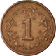 Monnaie, Zimbabwe, Cent, 1980, TTB, Bronze, KM:1 - Zimbabwe