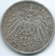 Prussia - Wilhelm II - 1907 A - 2 Mark - KM522 - 2, 3 & 5 Mark Silber