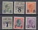 Dänemark Denmark Ex  Mi# 113–58   6 * Mint Overprint 1921-26 - Unused Stamps