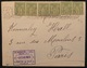 Lettre à 30c N° 102 X6 Obl D'Alger En Algérie Pour Paris TTB - 1898-1900 Sage (Tipo III)