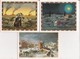 Lot De 6 CP Doubles Colorées  -  Thèmes Différents   Paysage, Noël      à Voir.... - Otros & Sin Clasificación