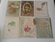 Lot 16 Cartes Postales Fantaisies Gaufrée - Fleurs - Plantes - Autres & Non Classés