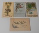 Lot 16 Cartes Postales Fantaisies Gaufrée - Fleurs - Plantes - Autres & Non Classés