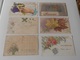 Lot 15 Cartes Postales Fantaisies Gaufrée - Fleurs - Plantes - Autres & Non Classés