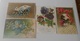 Lot 18 Cartes Postales Fantaisies Gaufrée - Fleurs - Plantes - Autres & Non Classés