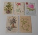 Lot 18 Cartes Postales Fantaisies Gaufrée - Fleurs - Plantes - Autres & Non Classés