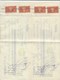 FISCAUX SUISSE EFFET DE COMMERCE France GENEVE  50C Brun,5c Brun 1945 2 Ex - Revenue Stamps