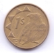 NAMIBIA 2008: 1 Dollar, KM 4 - Namibie