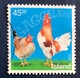 Polli D'Islanda - Icelandic Chickens - Used Stamps