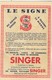 Delcampe - 5 Documents Compagnie Singer Machines à Coudre Toulouse Albi Seuriac Tarn - Voir Description - 6 Scan - 1900 – 1949
