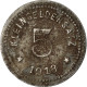 Monnaie, Allemagne, Kleingeldersatz, Querfurt, 5 Pfennig, 1918, TTB, Iron - Monétaires/De Nécessité