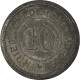 Monnaie, Allemagne, Kriegsgeldersatzmarke, Kirn, 10 Pfennig, 1919, TTB, Zinc - Monetary/Of Necessity