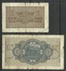 Germany Deutschland Occupation Territories Bank Notes 1 Reichsmark & 5 Reichsmark - 2° Guerre Mondiale