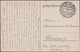 Allemagne / Belgique 1915. Carte De Franchise Militaire. Ferme Des Flandres. Crucifix, Carrelage Décati, Bouteille - Agriculture