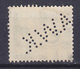 Denmark Perfin Perforé Lochung (A73) 'A.W.K.' A. W. Kirkebye A/S, København 10 Øre Wellenlinien Stamp (2 Scans) - Variedades Y Curiosidades