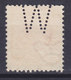 Denmark Perfin Perforé Lochung (W02) 'W' T. M. Werner, København King König Fr. VIII. Stamp (2 Scans) - Variétés Et Curiosités