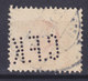 Denmark Perfin Perforé Lochung (C18) 'C.F.K.' Christian F. Kehlet, København King König Fr. VIII. Stamp (2 Scans) - Abarten Und Kuriositäten