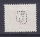 Denmark Perfin Perforé Lochung (J14) 'JJ' Regnfrakkefabrikken Norden, Odense Rain Coat Factory 1.25 Kr Lion Arms - Variétés Et Curiosités