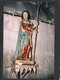 63  ENNEZAT -- église D'Ennezat - STATUE St-JACQUES LE MAJEUR  -PHOTO Glacé 15cmX10cm  Année1988 Impeccable (8) - Ennezat