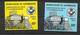 LUXEMBOURG - 1986 - 2 CARNETS COMPLETS (BLEU + JAUNE) YVERT N° 1106/1107 ** MNH - COTE = 10 EUR - Booklets