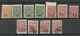 RUSSLAND RUSSIA 1918/20 Civil War Kuban Jekaterinodar = Lot 11 Stamps From Michel 1 - 8 B O/MNH/MH - Ukraine & Ukraine Occidentale