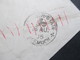 GB Kolonie Indien GA Umschlag Mit Überdruck / Stempel Gwalior Zwei Schlangen Mit Sonnen Rückseitig 2 Stempel - 1902-11 Roi Edouard VII