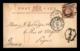 CARTE TAXEE - CACHET TAXE 5C SUR ENTIER POSTAL "HALF PENNY" ROYAUME-UNI VOYAGE EN 1897 - 1859-1959 Lettres & Documents