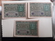 X3 Billets 50 Sunfzig Mark (comme Neuf) - Collections