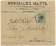 Marcophilie - Enveloppe Pour La France Via Lisbonne Portugal Venant Du Brésil Bahia Escriptorio Aureliano Matta En 1903 - Lettres & Documents