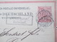 AD Württemberg 1879 Ganzsache Mit Bahnpost Stempel Und Ra2 Stuttgart Bahnhof Nach Pagny Sur Moselle Frankreich - Interi Postali