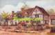 CPA MARY ARDEN'S HOUSE WILMCOTE ARTIST SIGNED W CARRUTHERS SALMON - Stratford Upon Avon