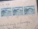 Afghanistan Registered Letter Nach Dacca Marken Mit Violettem Aufdruck Und Stempel L1 Chandpur 1970er Jahre - Afganistán